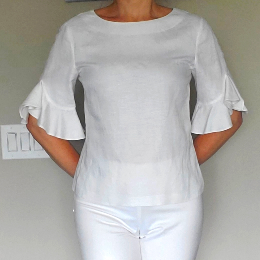Club Monaco Linen Blouse